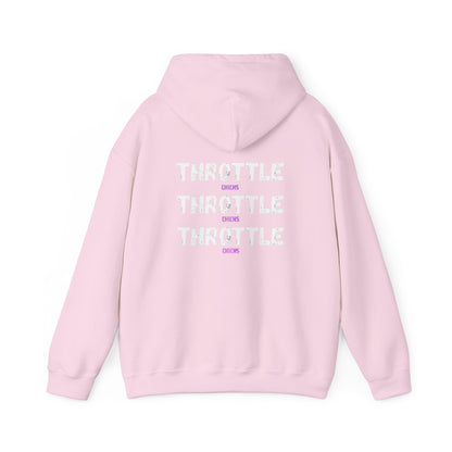 Hooded Sweatshirt with THROTTLE Design - Cozy & Stylish