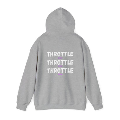 Hooded Sweatshirt with THROTTLE Design - Cozy & Stylish