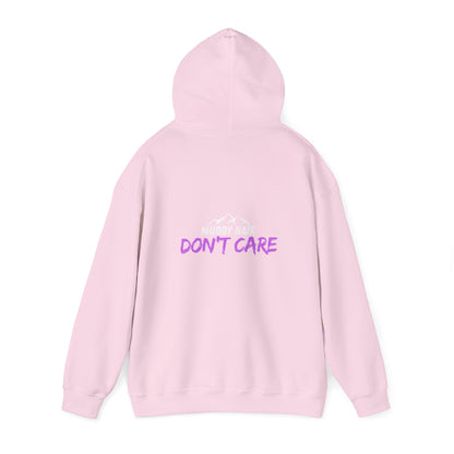 Muddy Hair, Don't Care Hoodie – Unisex Heavy Blend Sweatshirt for Outdoor Lovers