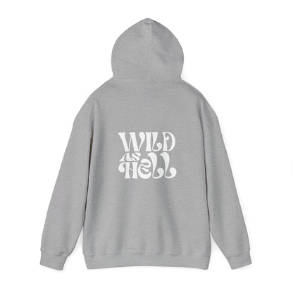 Wild as Hell Unisex Hoodie - Throttle Chicks Design