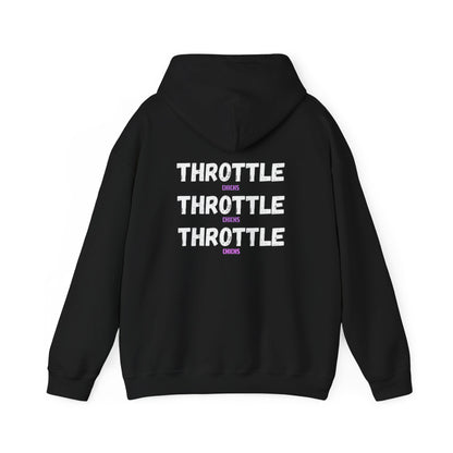 Hooded Sweatshirt with THROTTLE Design - Cozy & Stylish