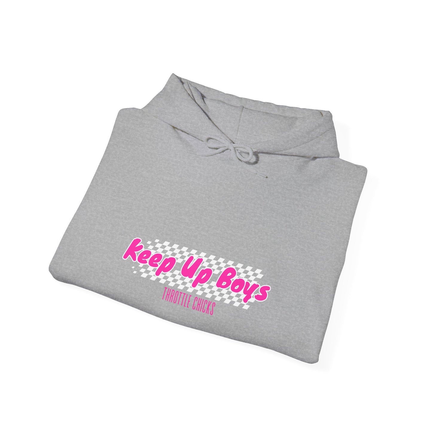 Keep Up Boys Graphic Hoodie - Stylish Unisex Heavy Blend Sweatshirt