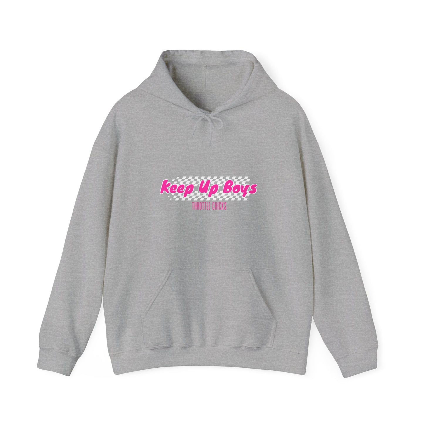 Keep Up Boys Graphic Hoodie - Stylish Unisex Heavy Blend Sweatshirt