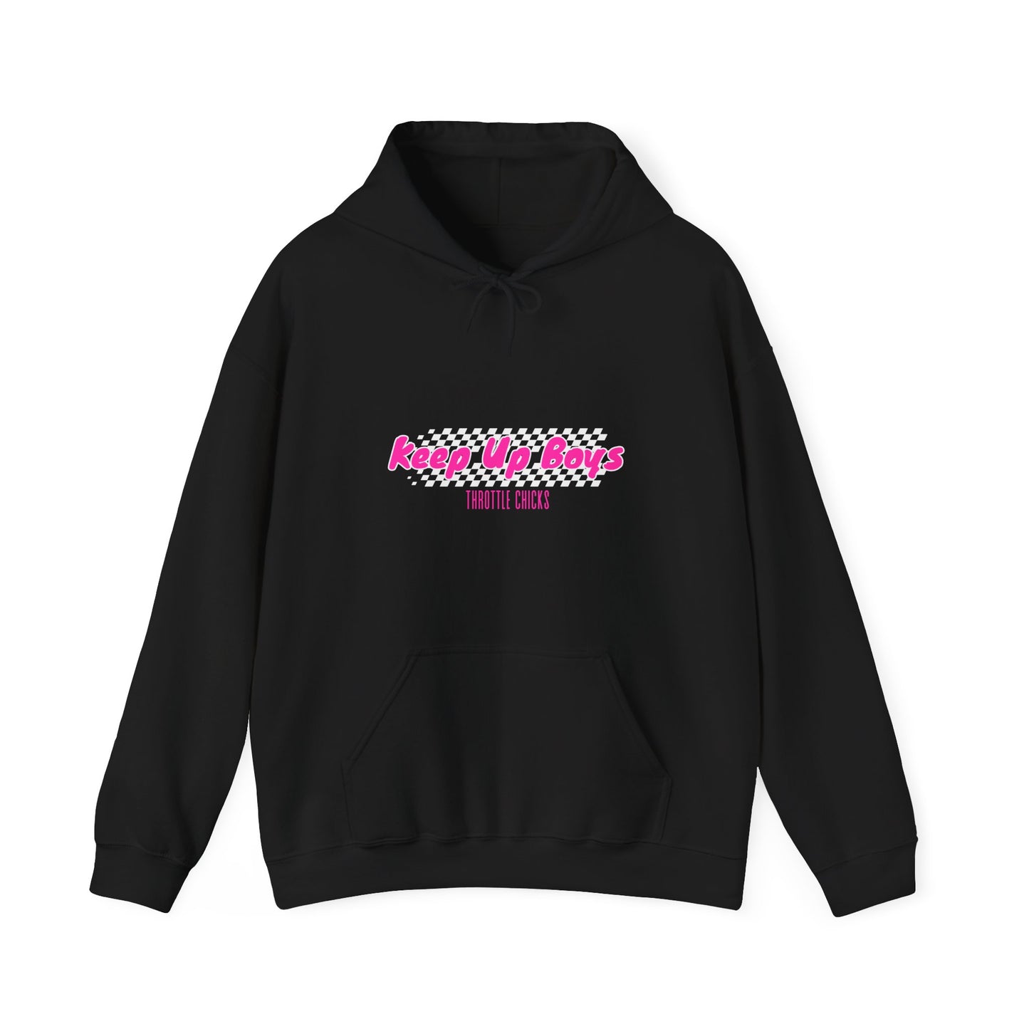 Keep Up Boys Graphic Hoodie - Stylish Unisex Heavy Blend Sweatshirt