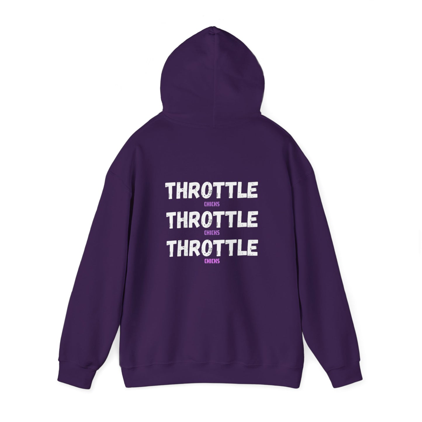 Hooded Sweatshirt with THROTTLE Design - Cozy & Stylish