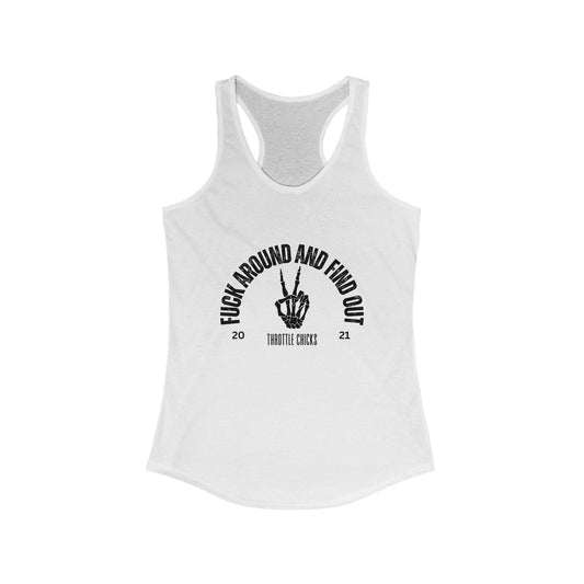 Tank Top - Fuck Around And Find Out Women's Ideal Racerback Tank