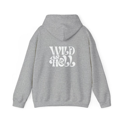 Wild as Hell Unisex Hoodie - Throttle Chicks Design