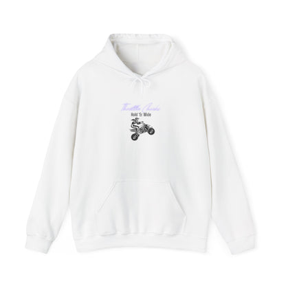 Throttle Chicks ATV Hoodie Hold Er Wide