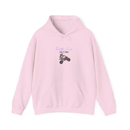 Throttle Chicks ATV Hoodie Hold Er Wide